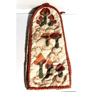 Merry Mushroom Blender Appliance Cover intage Retro Orange Retro 17" Tall